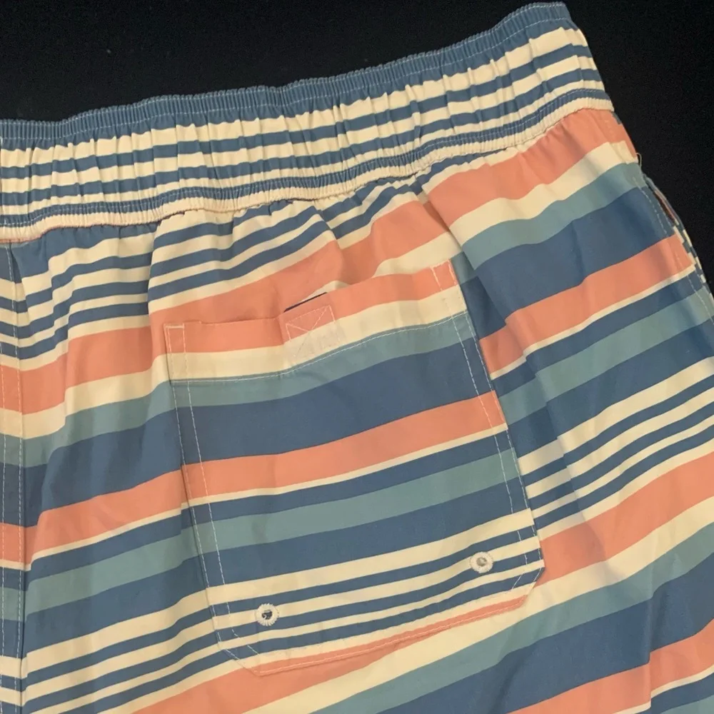LL BEAN Striped Swim Trunks - Picture 5 of 5